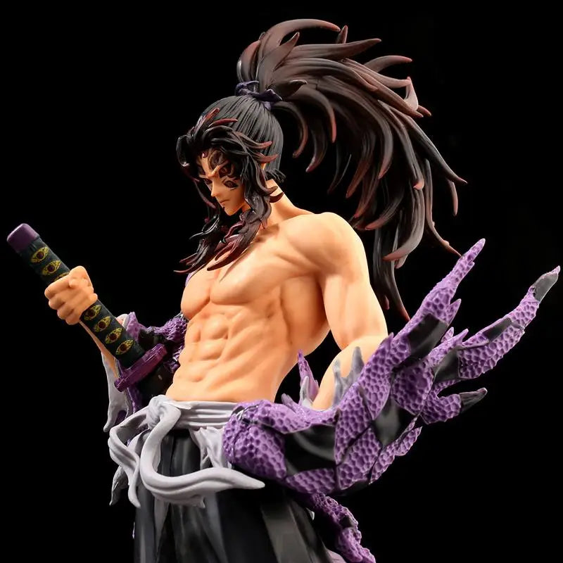 Anime Demon Slayer Akaza Figures Rengoku Kyoujurou Kokushibo Action Figure PVC Figurine Model Ornament Collectible Table Crafts