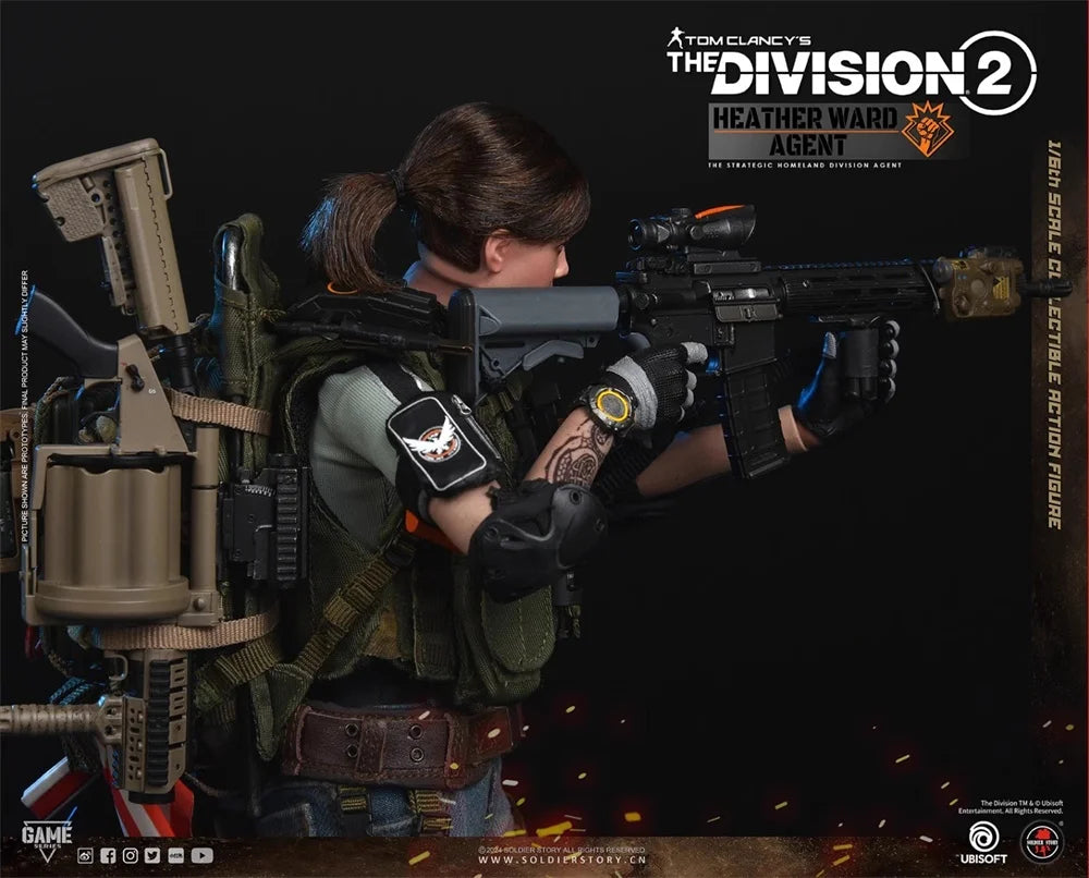 1/6 Soldierstory SSG009 Soldier Female Agent Ward Operation Game Charactor Unit Full Set Toys Model For Fans Collect