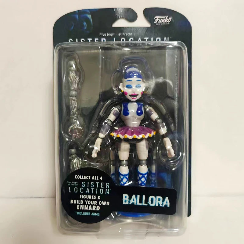 FNAF Sister Location Figures 5 Inch Action Figure Funtime Freddy Foxy Ballora New Arrivals Collectible Toys for Fans