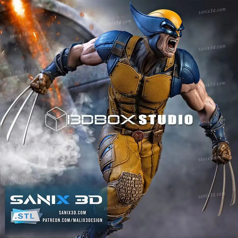 2024 New Movie Deadpool and Wolverine Handheld White Model 1/8 Scale 3D12K High Precision Printing Coating Enthusiast toys Model