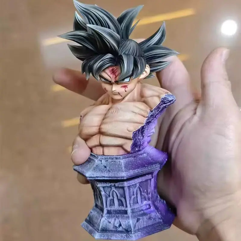 42cm Dragon Ball Son Goku Action Figure - Migatte No Gokui Collectible Model Doll Statue for Kids Birthday Gifts
