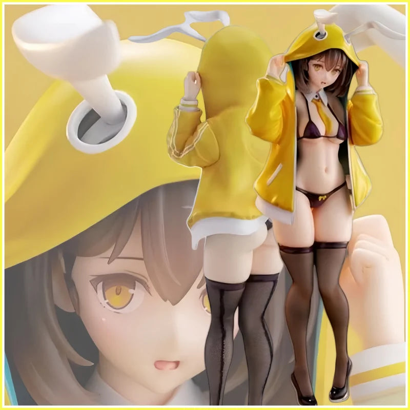 Hot Original Shyness Bunny Hinata 1/6 Koikoi Girls Toys Japanese Anime Pvc Action Figure Toy Game Collectible Model Doll