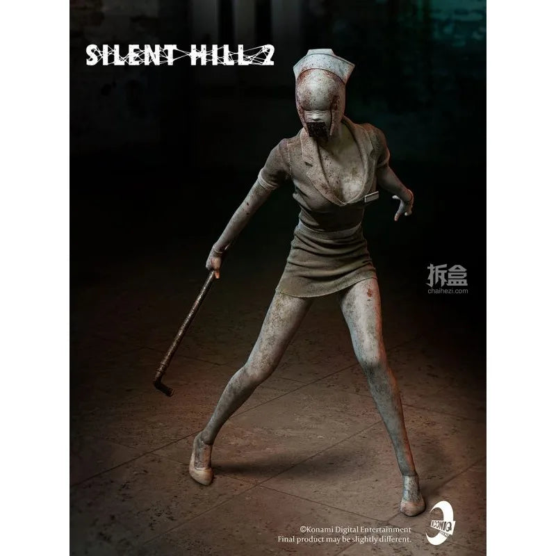 ICONIQ STUDIO Original Silent Hill 2 Bubble Head Nurse Triangle Head 1/6 Mobile Doll Halloween Model Mobile Woman Doll Model