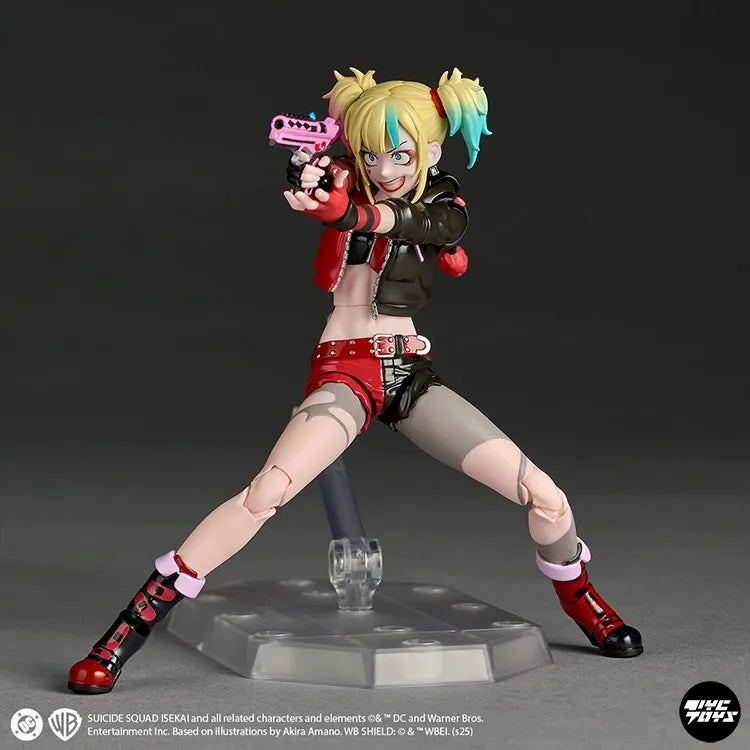 KAIYODO Amazing Yamaguchi Revoltech Harley Quinn Suicide Squad from Another World Action Figure Toy Model Gift