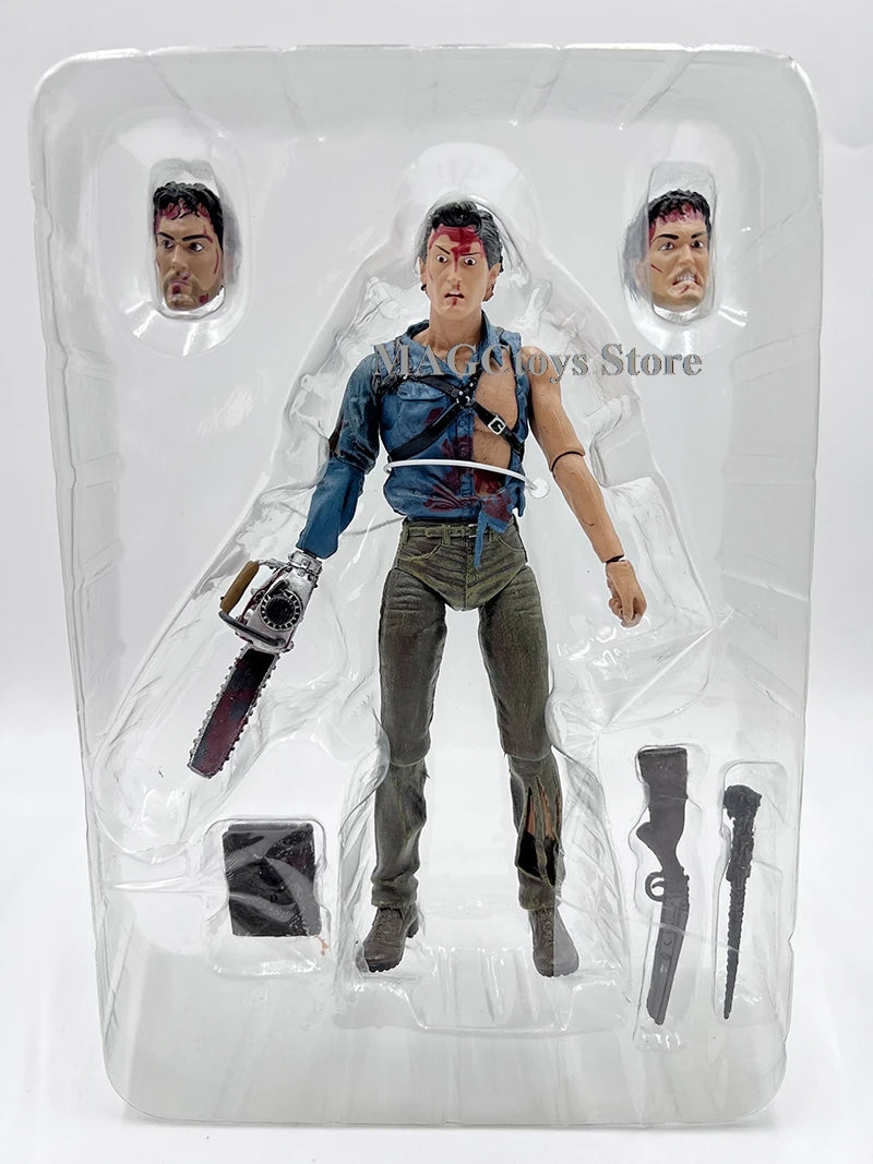 NECA Figure Classic Horror Movie  Evil Dead 2 Dead by Dawn Figure Evil Eligos Action Figure Toy Horror Christmas Halloween Gifts