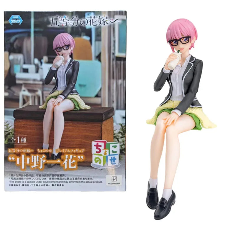 SEGA Genuine Premium The Quintessential Quintuplets Anime Character Nakano Miku Kids Christmas Gift Collection Action Toys Model