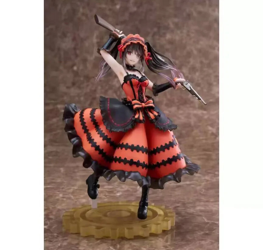 100% genuine PVC promotional price Japanese original anime figure Tokisaki Kurumi   action figure collectible model
