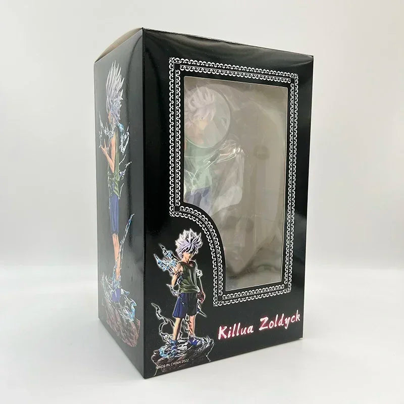 22cm Hunter x Hunter Anime Figure Killua Zoldyck Action Figure Gon Freecss/Hisoka/Alluka Zoldyck Figurine Model Doll Toys Gifts