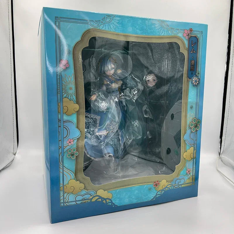 26cm Rem Hanfu Sexy Anime Figure Re:ZERO -Starting Life in Another World Rem Ram Action Figure Adult Collectible Model Doll Toys