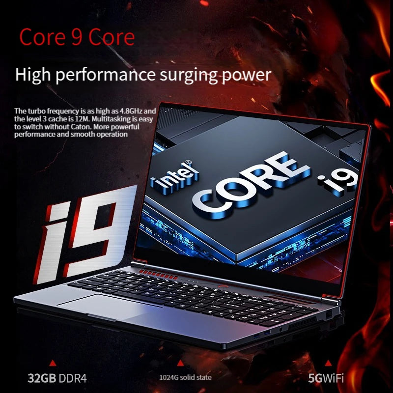 Neu 16,1 Zoll 10. Gaming-Laptop Intel Core I9-10880H I I7-10880H Nvidia GTX 1650 4G Windows 10/11 Gaming-Laptop Metall-Ultrabook
