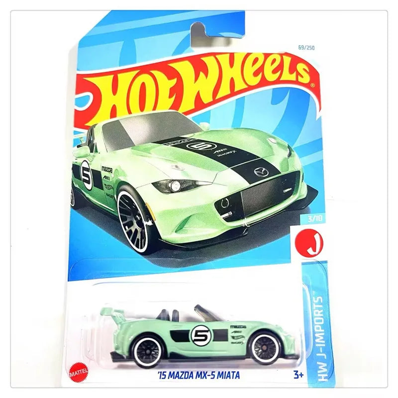 HotWheels 1:64 MAZDA MX-5 MIATA Alloy Sports Car Model Simulation Diecasts Metal Toy Classic Racing Vehicles Car Model Kids Gift