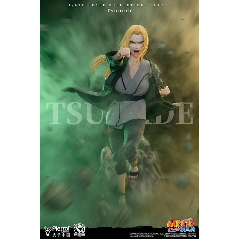 100% In Stock Original Rocket Toys ROC009 Tsunade Naruto Shippuden 1/6 Anime Action Collection Figures Model Toys