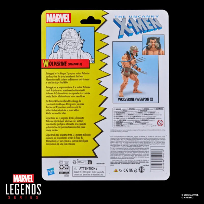 New Product in Stock Hasbro Marvel X-Men Experimental Wolf XMen 6-inch Movable Figure Collection Gift
