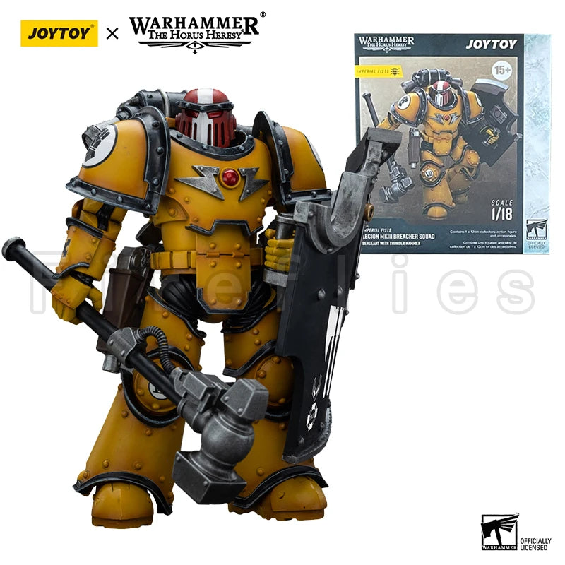 1/18 JOYTOY Action Figure The Horus Heresy Imperial Fists Legion MkIII Breacher Squad Sigismund Anime Model Gift