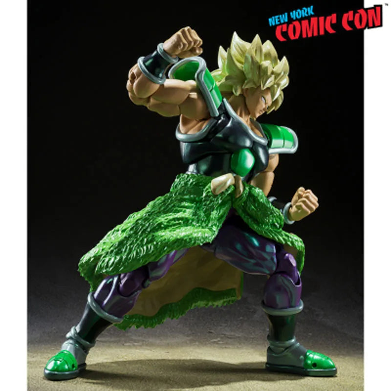Bandai Genuine S.H.Figuarts Anime Figure Dragon Ball Super: Broly - Super Saiyan Broly - Exhibition Limited Edition - 190mm