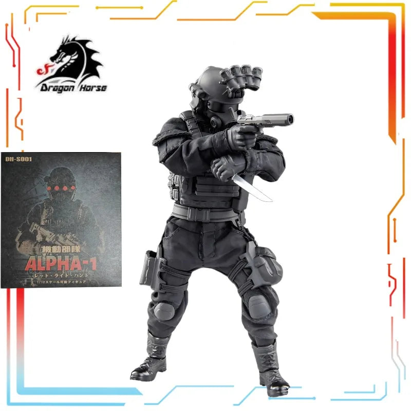 DRAGON HORSE Original 1/12 Finished Movable Doll Series D-level Personnel Are Lucky Anime Action Figure Toys Model Gifts for Boy