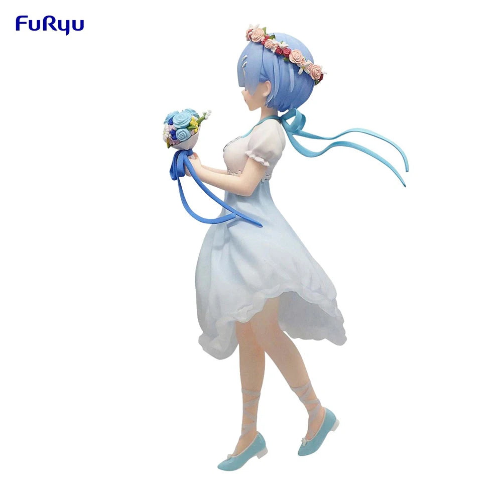 100 % Original FuRyu Trio-Try-iT Figur Re:Zero Kara Hajimeru Isekai Seikatsu Rem Anime Figur Action Figur Modell Dekoration