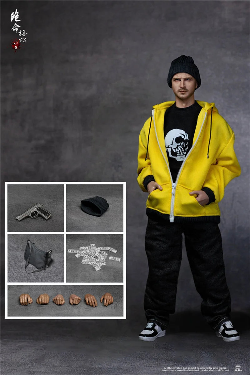ZGJKTOYS 1/6 Scale Male Soldier Breaking Bad JK-003 Old White JK-004 Young Boy 12" Action Figure Full Set Model Toy for Fans