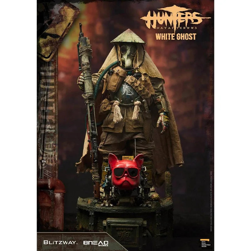 Spot Blitzway BW-UMS 11801 1/6 Hunter After World War III White Ghost Action Figure Toy Gift Collection