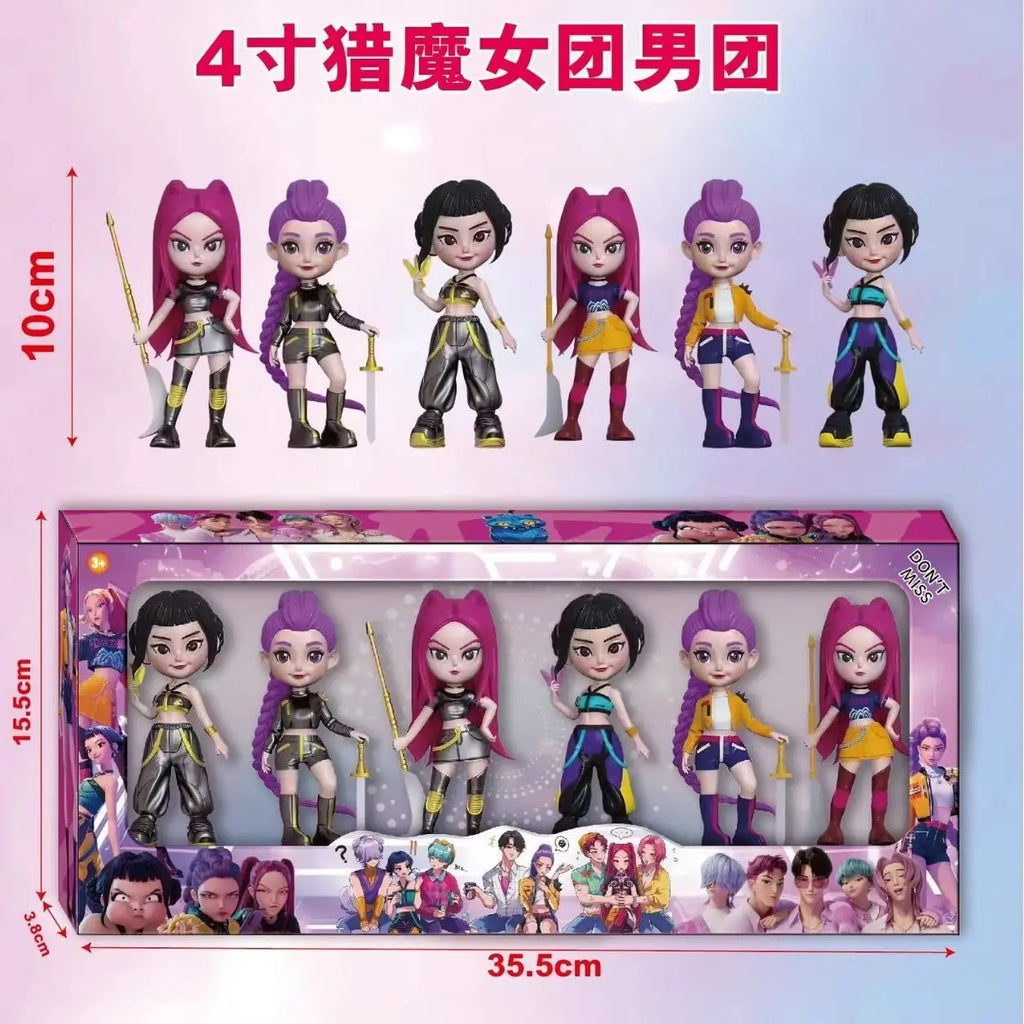 2026 NEW Kpop Figure Model Toy Pvc Cartoon Gaming Peripherals Desk Decoration Collection Figures Model Toy for Kid Gift