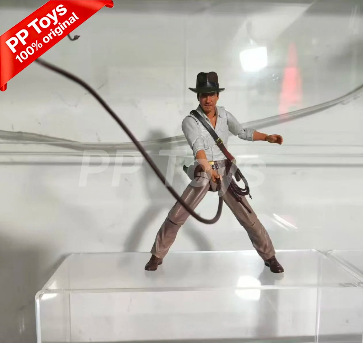100% Original Bandai SH Figuarts SHF Indiana Jones Raiders of The Lost Ark Ver Action Figures Model Collectible Toy In Stock
