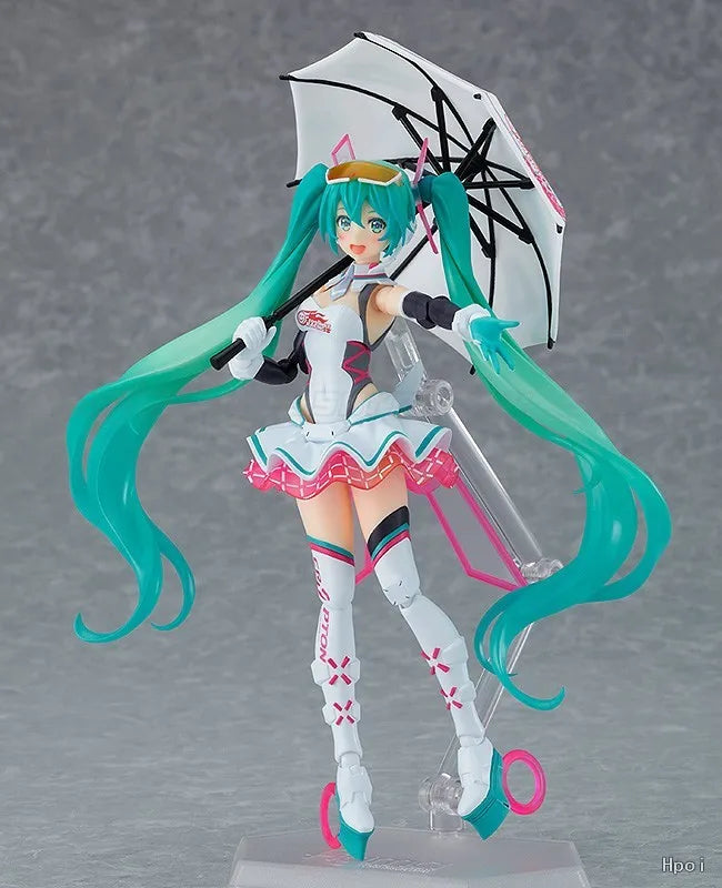 【In Stock 】Original GSC GT Plan Racing Future 2021 Figures Animation Ornaments Gifts  Figma SP-138 Hatsune Miku