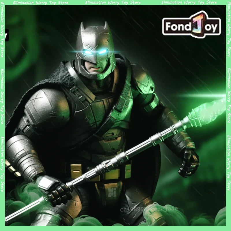 Hot Original Fondjoy Armored Batman Figure DC Justice League Figures Detective Comics 1/9 BATMAN PVC Model Joint Movable Kid Toy