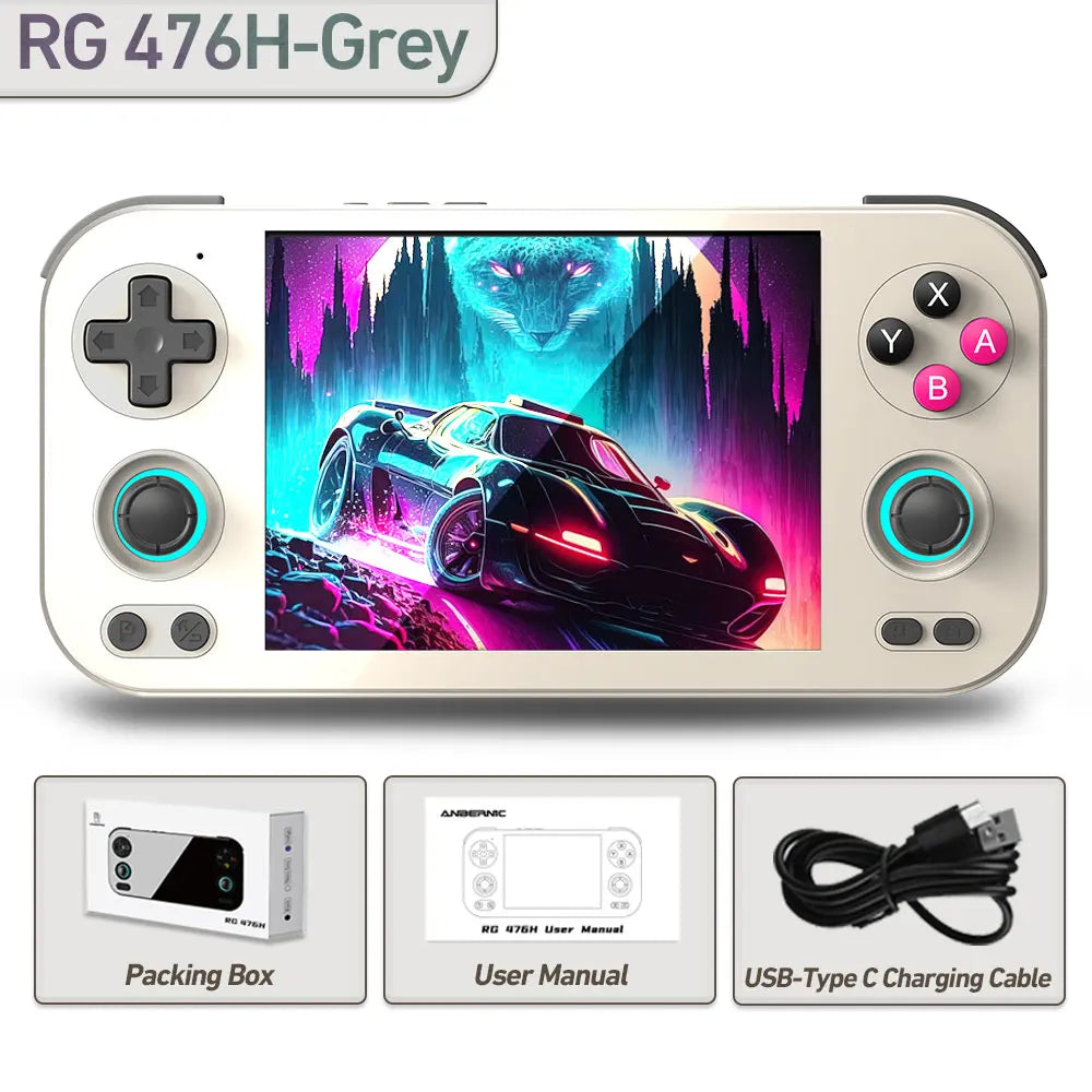 Anbernic RG 476H Retro Handheld Game Console RG476H Android 13 Unisoc T820 4.7 Inch LTPS Touch Screen1080 DP Output Streaming