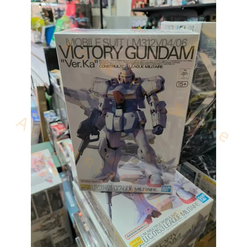 Bandai Genuine MG 1/100 V Gundam Card Version VICTORY GUNDAM Ver.Ka Assembled Model Gift Collection Hobby