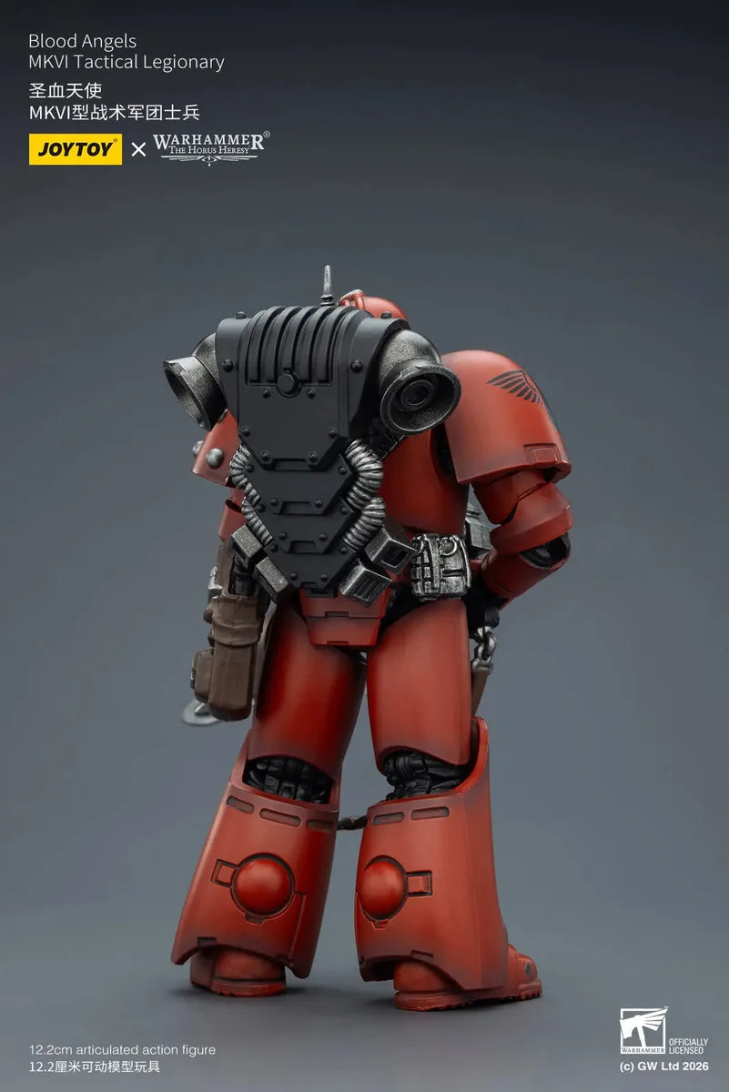 JOYTOY Warhammer 40000/40k The Horus Heresy Blood Angels MKVI Tactical Legionary Action Figure Doll Decoration Collection Model