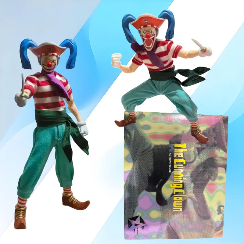 In stock ACTION ROLE One Piece figure of the cunning clown Buggy, 1/12 scale, poseable