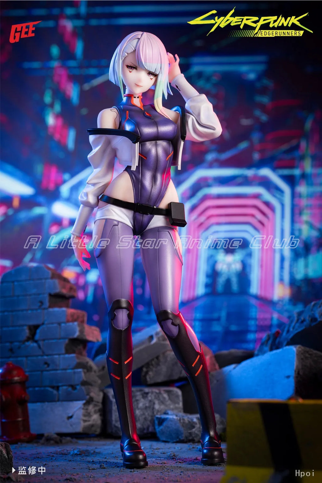 Auf Lager Original AniMester CYBERPUNK: EDGERUNNERS LUCY 1/7 Anime Figur Modell Sammlung Spielzeug Geschenke