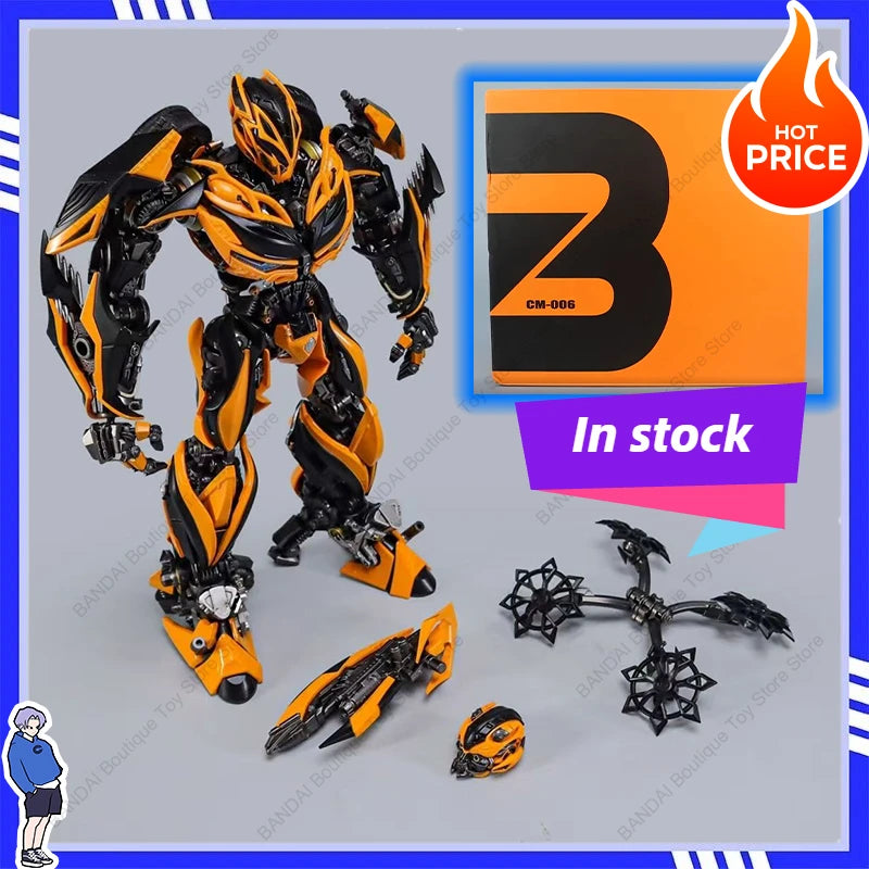 In Stock Original Transformable Toy CM-006 CM006 Big Bee Non-transformable DLX Alloy Movable Doll Collection Gift