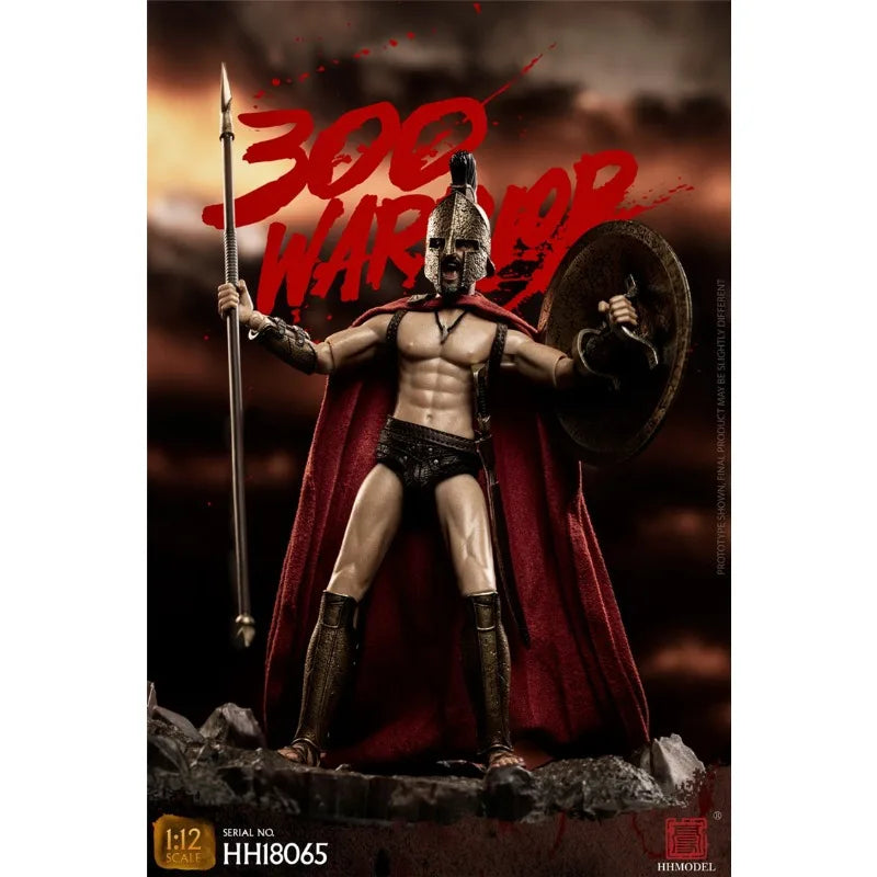 HHMODEL Original Spartan Warrior Sparta 300 Doujin 1/12 Movie Movable Doll Figurine Model Toy Ornament Collection Gift in Stock