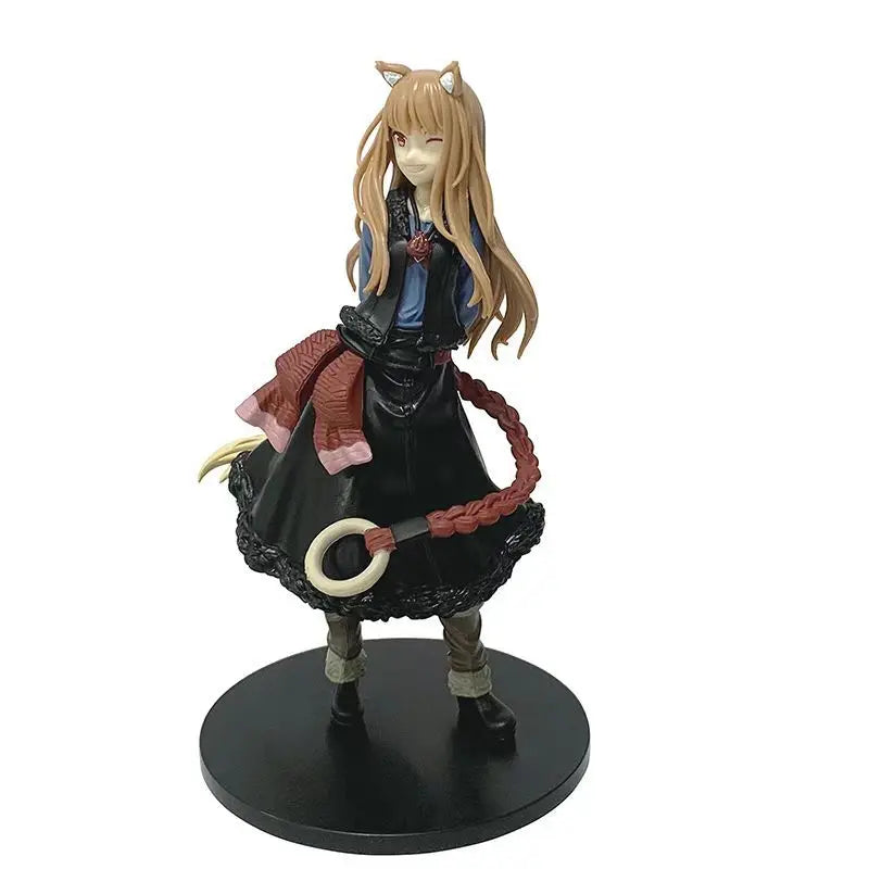 17 см Spice and Wolf: Търговецът среща мъдрия вълк Аниме фигурка Wolf Holo екшън фигурка PVC колекция за възрастни модел кукли играчки