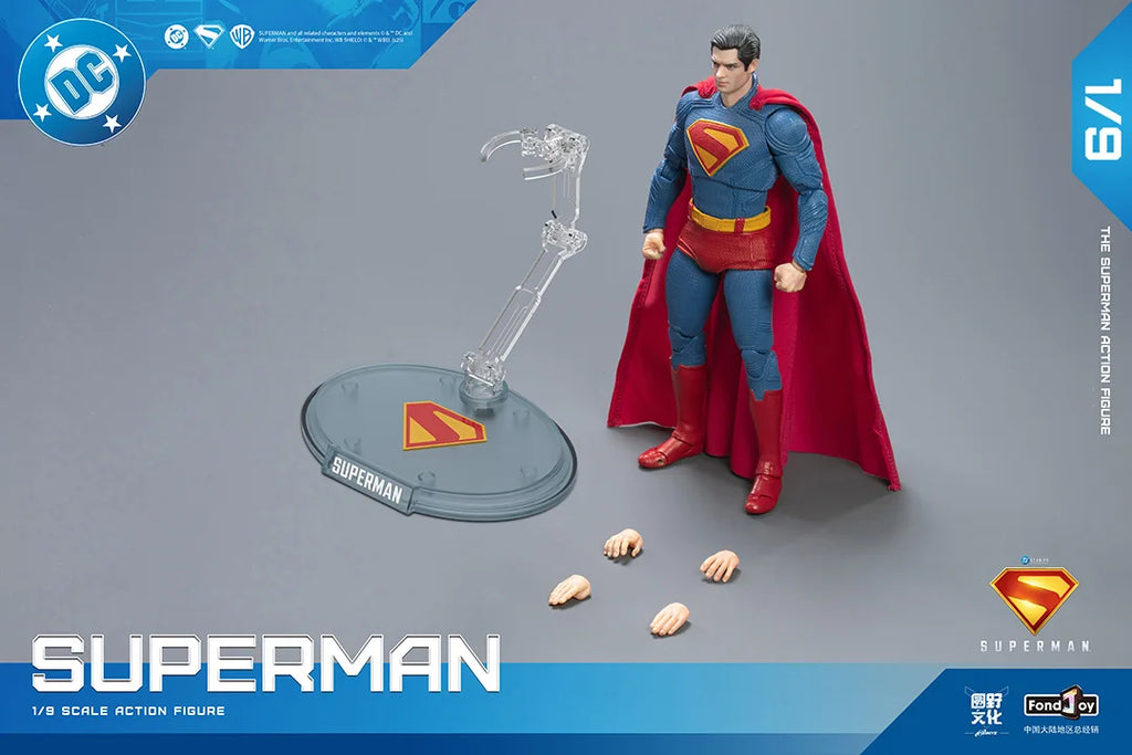NEW Fondjoy BVS Figure Set Armored Batman Battle Damaged Superman Action Figures 1/9 Batman v Superman：Dawn of Justice DC Toys