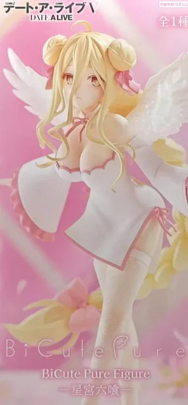FuRyu Date A Live V BiCute Pure Figure Set Mukuro Hoshimiya & Tohka Yatogami Angel Ver. Collectible Toys Desktop Decor Ornaments