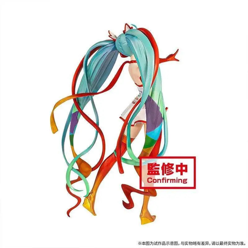 Bandai Banpresto Chronicle Hatsune Miku Racing Queen 2016 Prize Anime Figure PVC Statue For Collectors Home Display Model