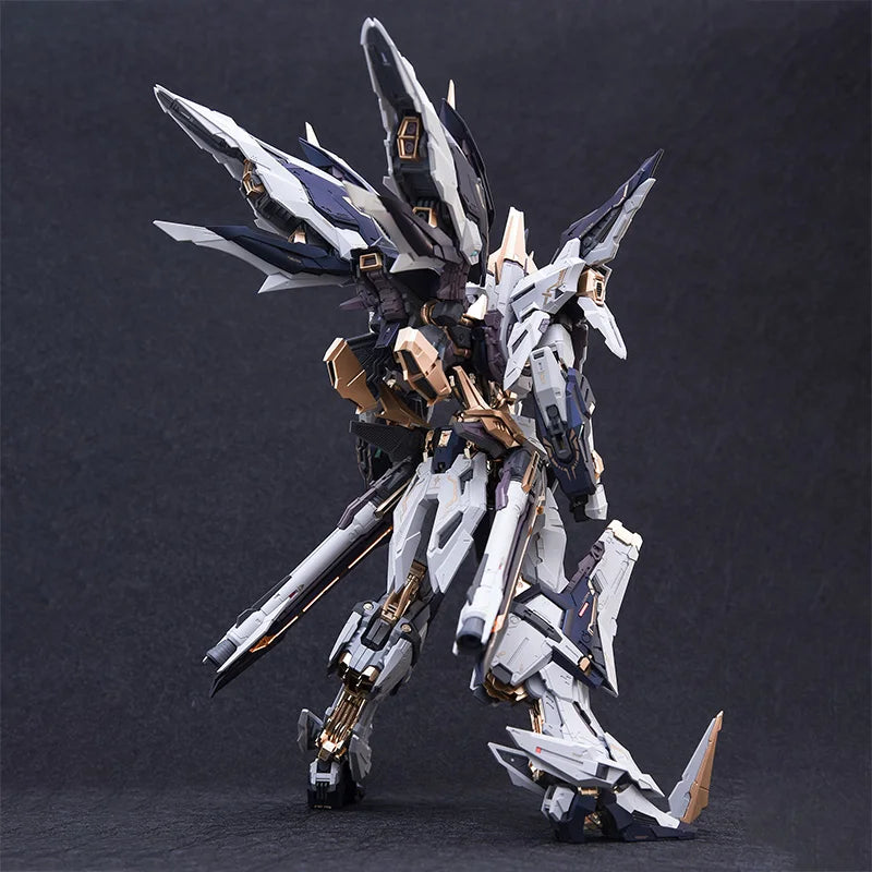 SNNA PMD AURORA MG 1/100 Imperial Dawn Knight Troops Alloy Die Casting Frame Assembled Mobile Suit Kit Anime Action Figures Doll