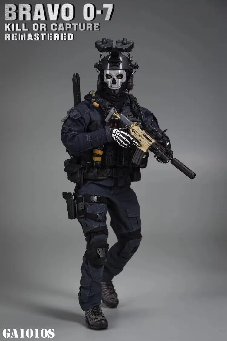 Easy&Simple ES GA1010S 1/6 Scale Soldier Bravo 0-7 Kill Black Version Full Set 12" Action Figure Model Toy In Stock