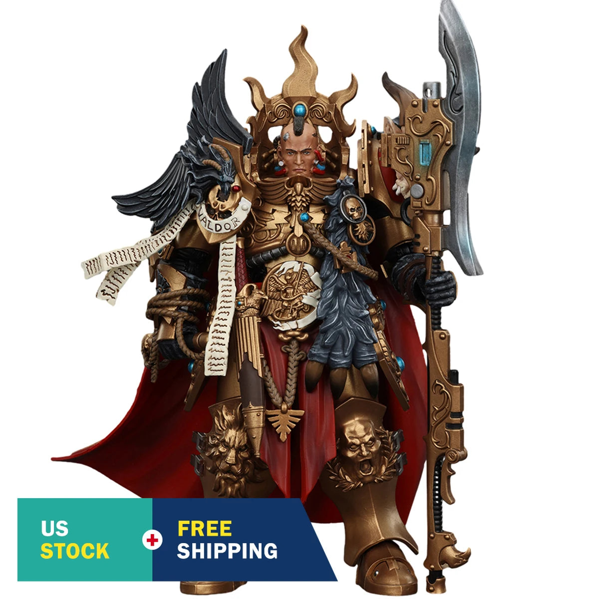 HiPlay JOYTOY Warhammer Constantin Valdor Captain-General of the Legio Custodes 1/18 Action Figures