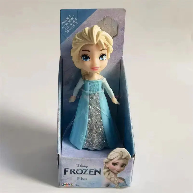 New Hot Disney Princess Miniature Doll Model Rapunzel Ariel Snow White Poseable Cute Anime Action Figure Model Frozen Gift Toy