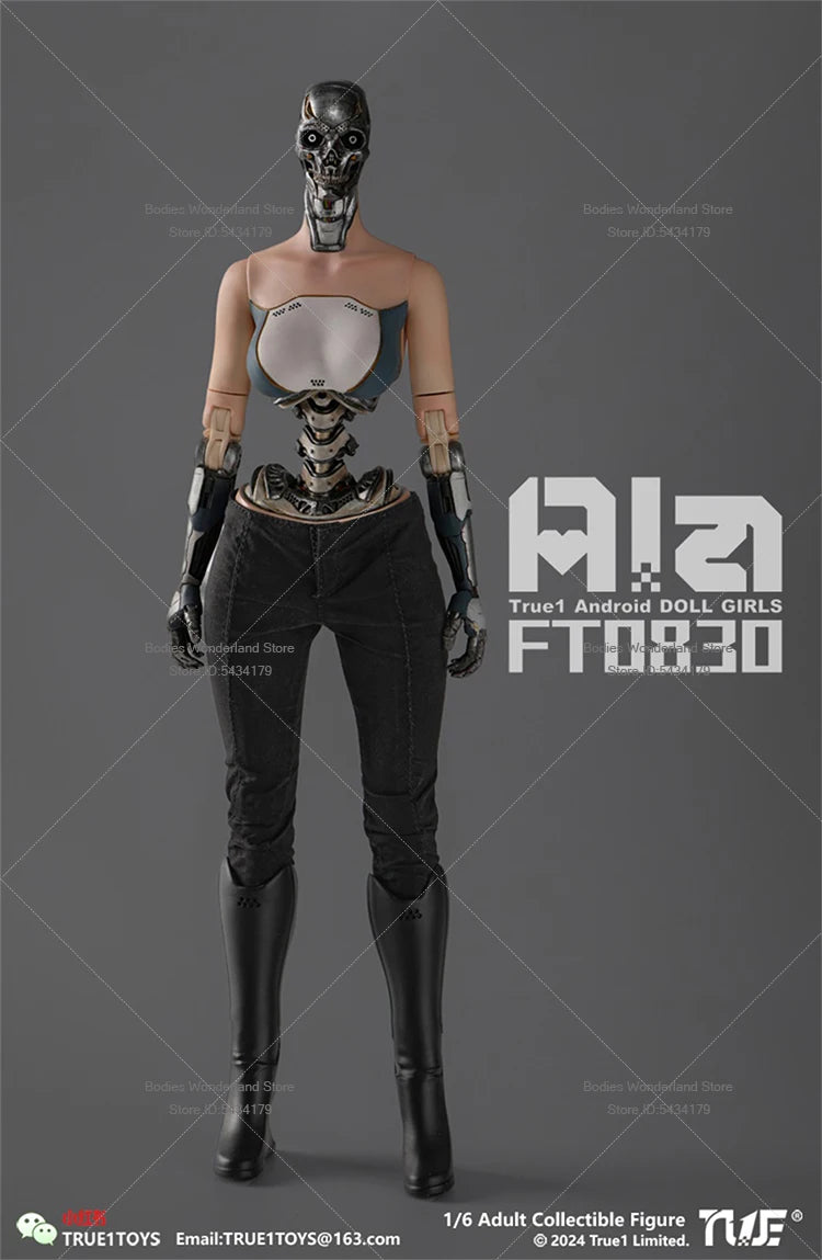 In Stock True1Toys FT0830 1/6 Scale Female Soldier Semi Mechanical Android Ala 12Inch Full Set Action Figure Doll Collection