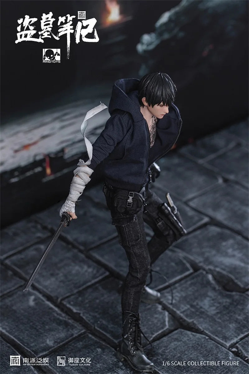 RINGTOYS 1/6 Time Raiders Zhang Qiling Full Set Moveable Actioni Figures Normal Version No Platform Base For Collectable