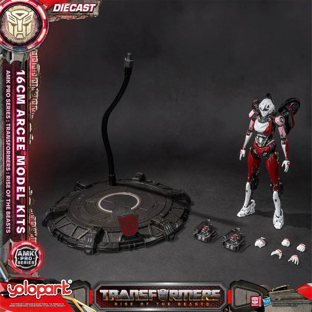 YOLOPARK AMK PRO Transformers Arcee Pre-Assembled Articulated Figure Movable Model Collection Toys Desktop Decor Surprise Gifts
