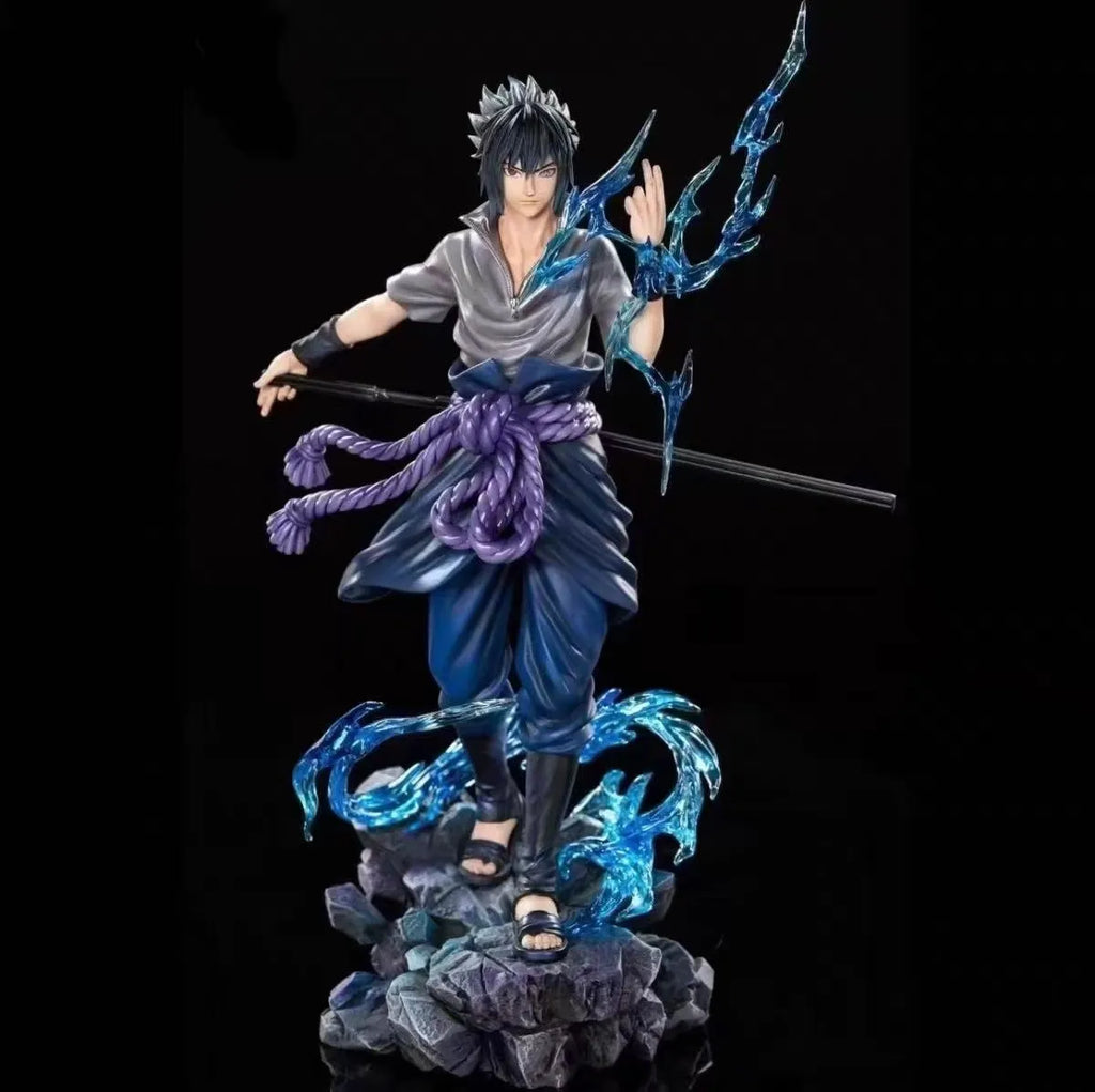25cm Naruto Anime Figure Uzumaki Naruto Uchiha Sasuke Action Model Pvc Statue Desktop Ornament Collection Toys Gift
