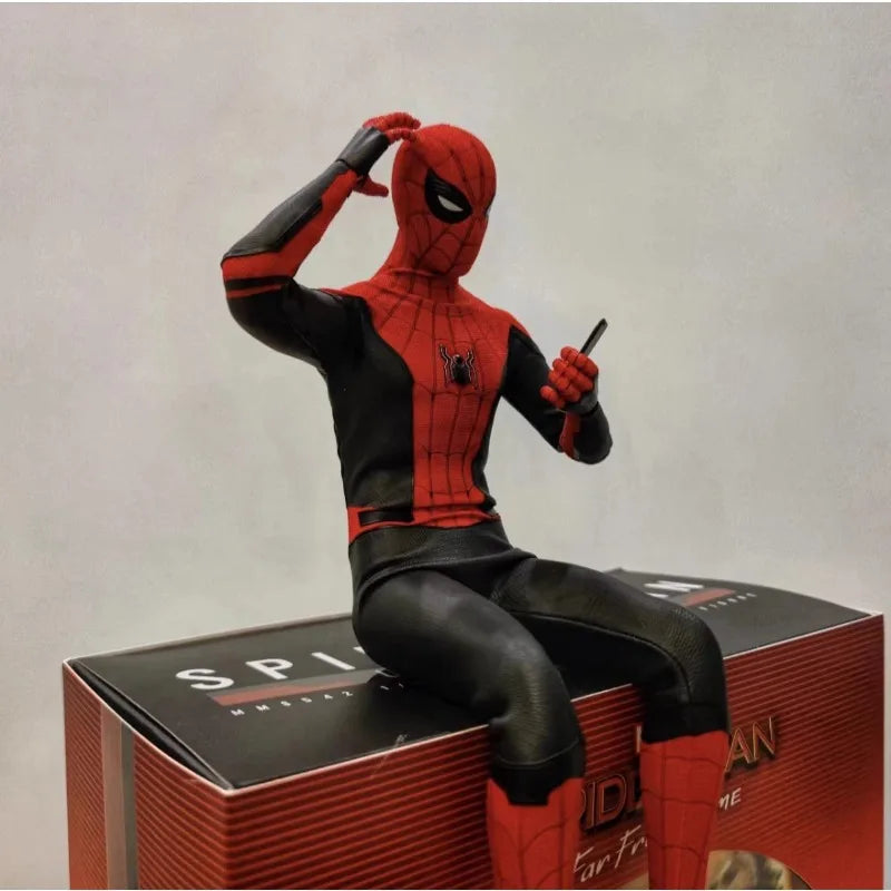 Original HOTTOYS MMS542 1/6 Collectible Toys Spider-Man Far From Home Super Hero Soldier 12'' Action Figure Model Fans Gifts