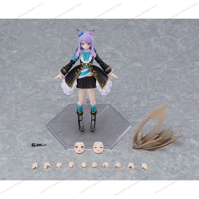 100% Original Figma 572 Umamusume Pretty Derby Mejiro McQueen In Stock Anime Action Collection Figures Model Toys