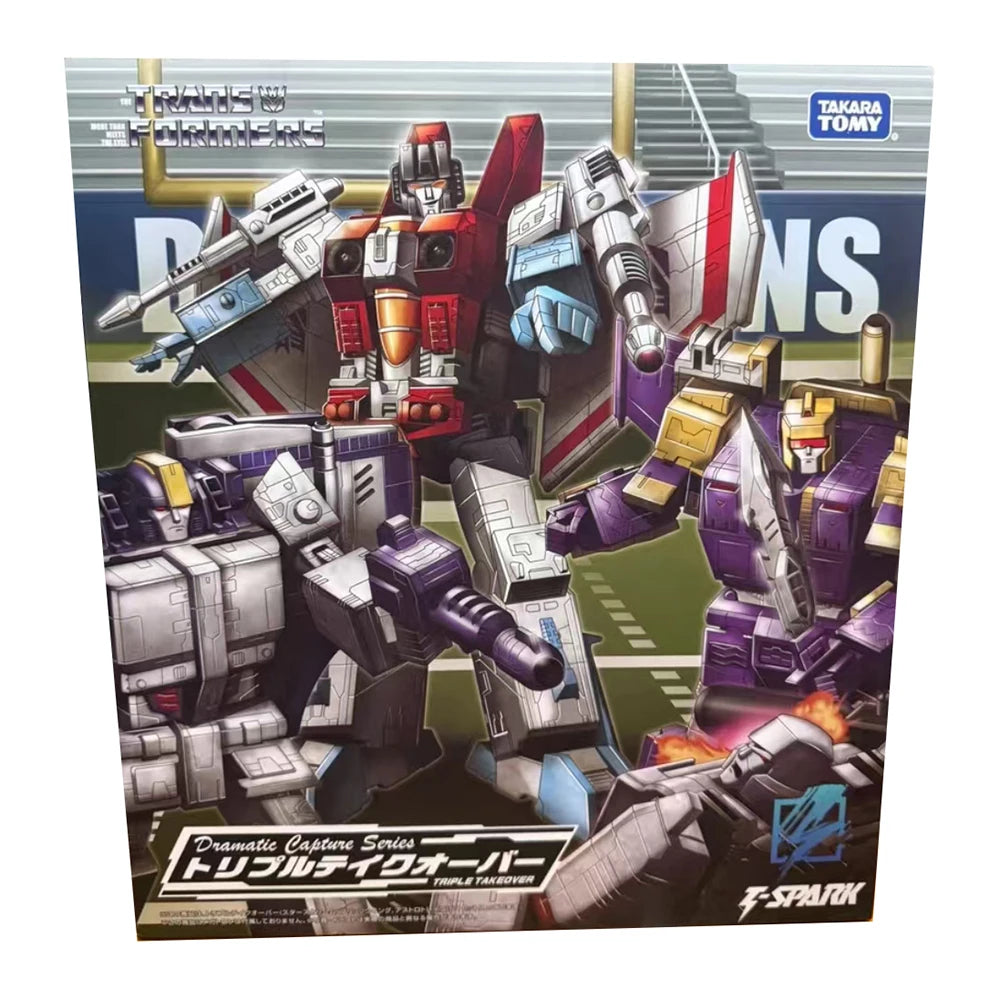 [In-Stock] Transformers Dramatic Capture Takeover Hits Western Retailers (Starscream, Astrotrain, and Blitzwing) 3-Pack Figures