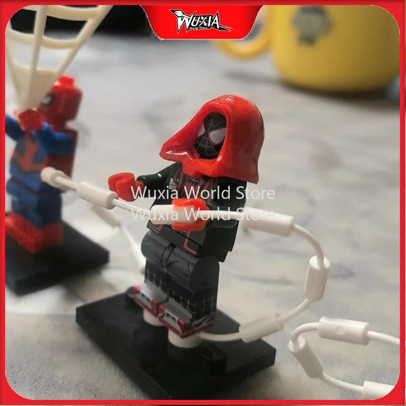 Hot 5cm Marvel Spider-Man Venom Green Goblin Building Block Figures Assembleable Figure Desktop Ornament Decorations Best Gifts